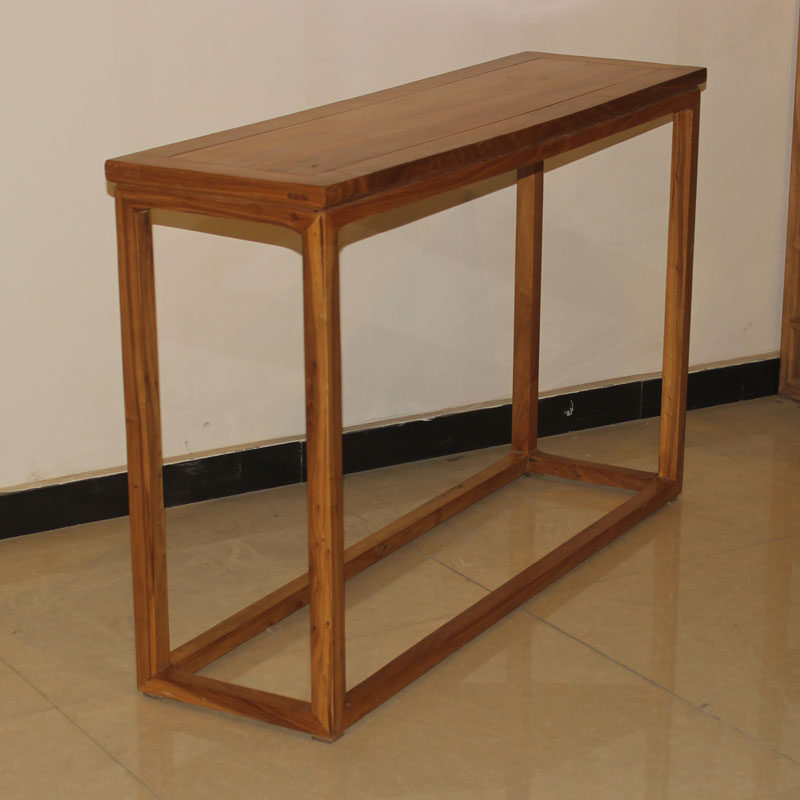 Classical solid wood table table old elm wood table simple modern porch table new Chinese style antique furniture table