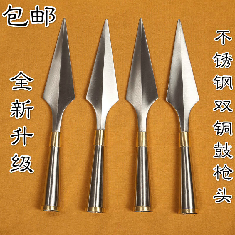 💥探索武术艺术的利器:不锈钢红缨枪头霸王枪太极枪表演必备🌟-更多武术装备-淘宝好物网