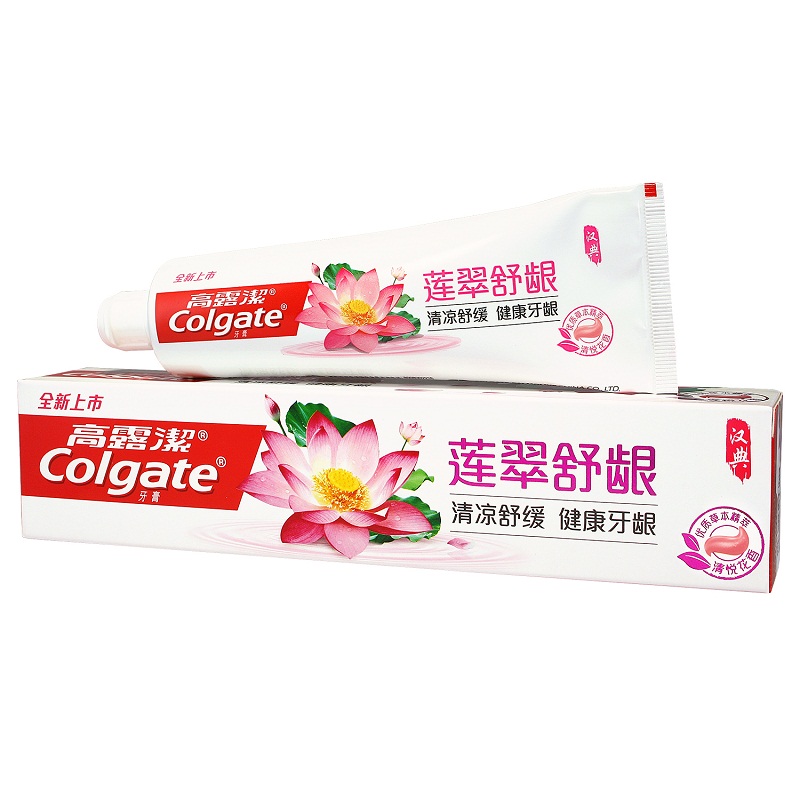 【天猫超市】Colgate/高露洁莲翠舒龈牙膏120克清凉舒缓健康牙龈