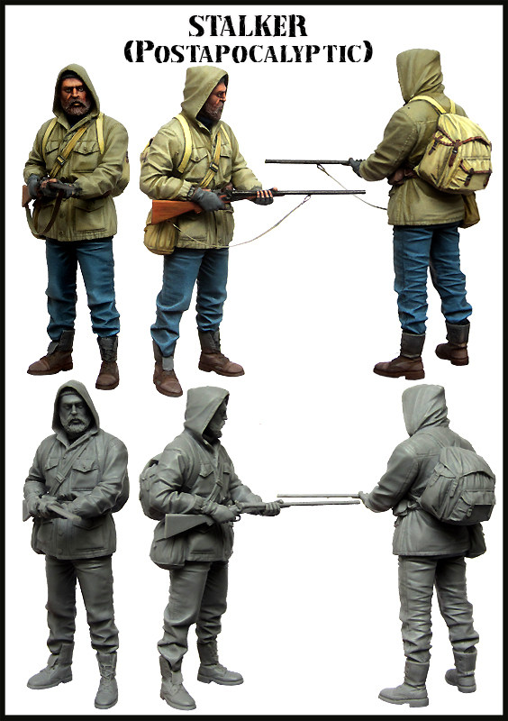 1:35 New Product 1:35 Resin Soldier Stalker 1 E48