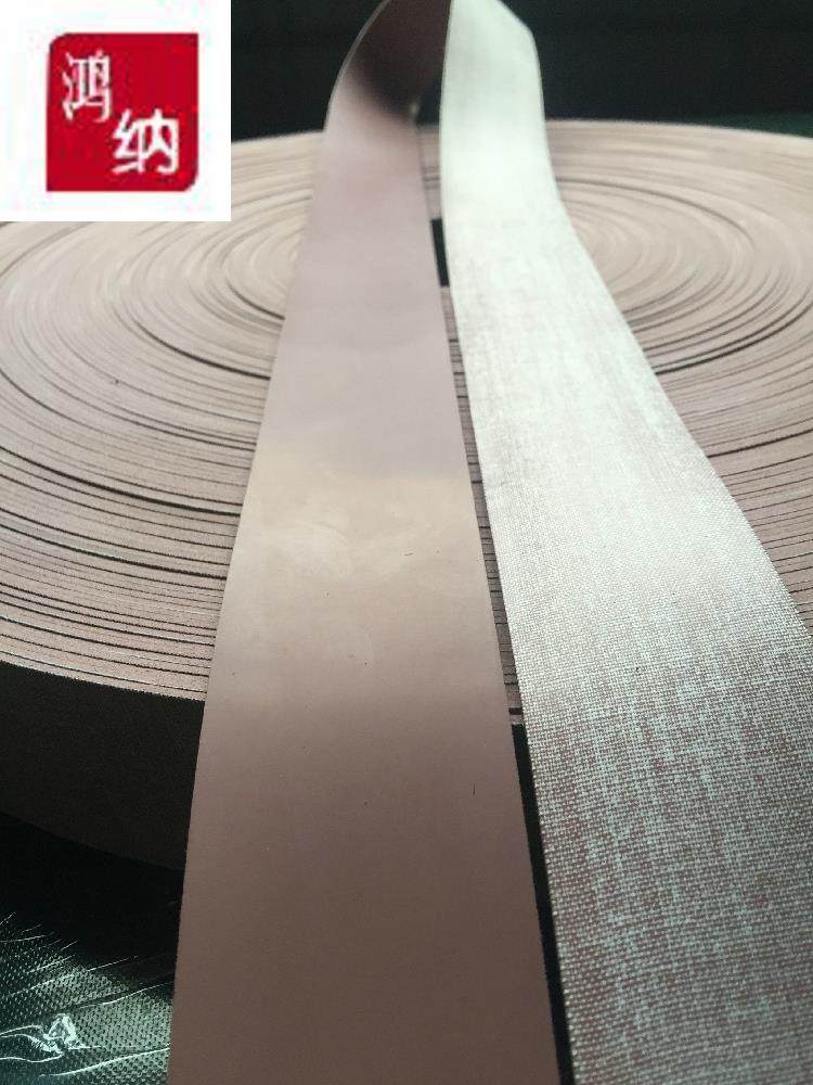 Red gray leather surface bark with roller with roller anti-slip belt roller roller