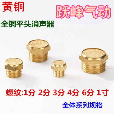 Total brass flat silencers 1 minute 2 points 3 points 6 4 points 1 1 inch 1 2 inches 1 5 inch 2 inch M5 flat iron silencers