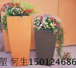 Hot Pin European-style Glass Fiber Combined Flower Pot Landscape Floor Flower Pots Sculptures Home Furnishing Resin Flower Pots