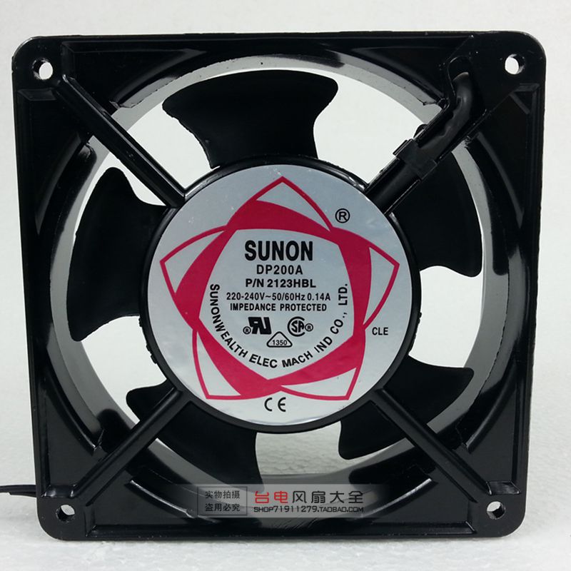 Sunon Standard 12038 220V dp200a 2123HBL 12cm Cabinet Cooling Fan Double Ball