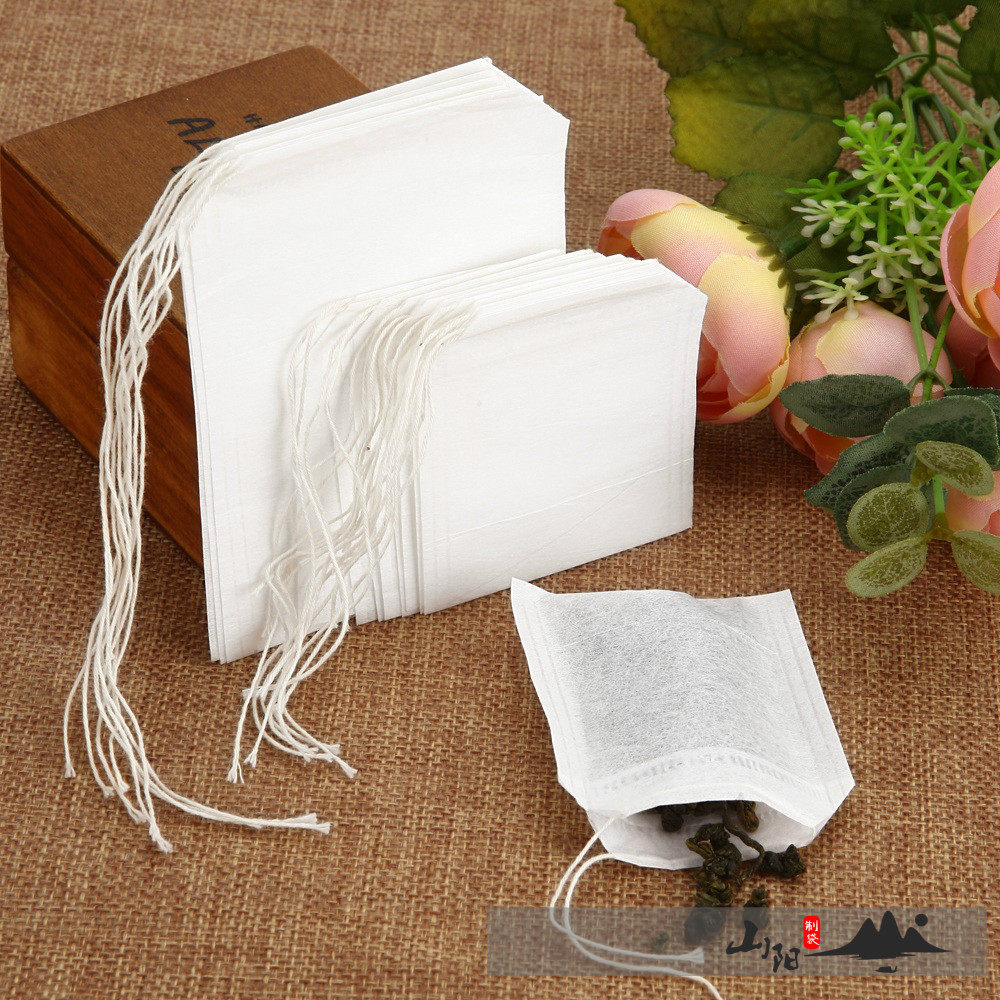 100pcs 8-11 filter paper suction line Tea bag Tea bag Powder bag Empty tea bag Tea bag Chinese medicine bag