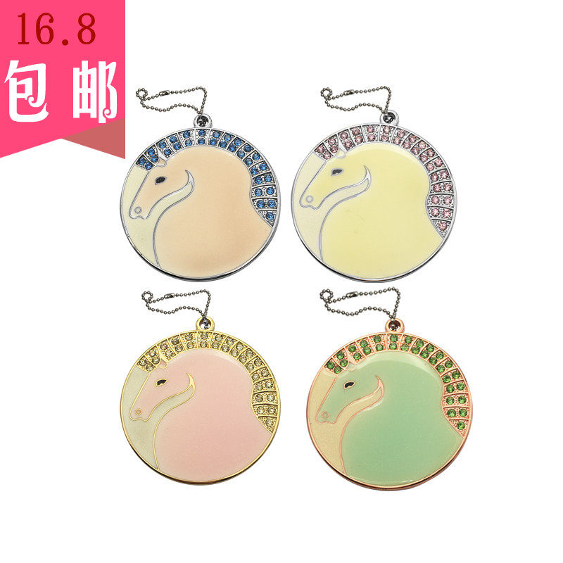 Breaking makeup mirror with small mirror stainless steel with bag of small mirror animal shape mirror