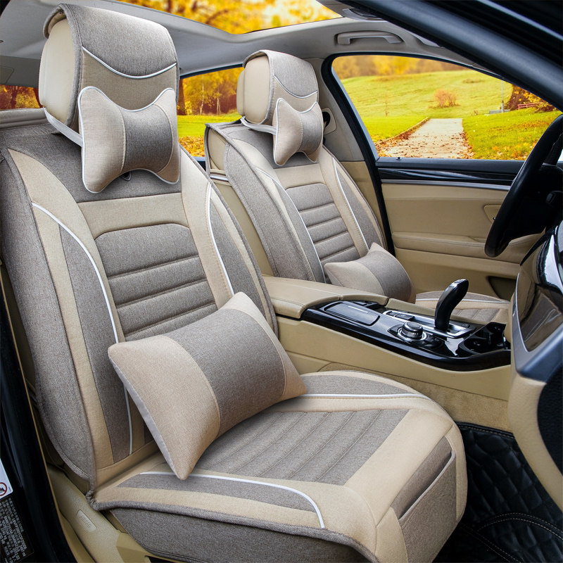 起亚K2K3锐欧千里马福瑞迪赛拉图现代瑞纳悦动全包专用四季布座套