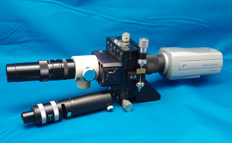 Sony DFW - X700 camera with a microscope
