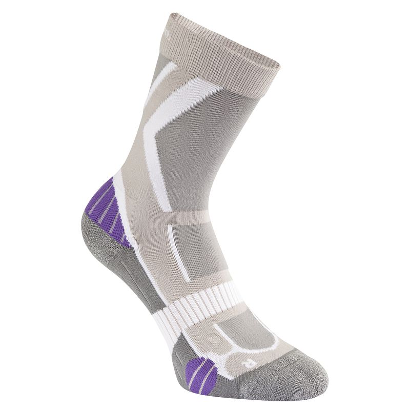 迪卡侬 户外登山袜子儿童毛巾底 排汗快干运动袜子QUECHUA