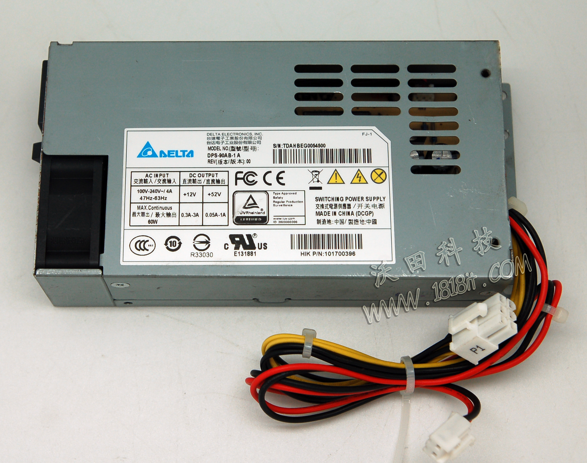 Delta DPS-90AB-1A KSA-180S2-A power supply Hikvision hard disk recorder POE power supply