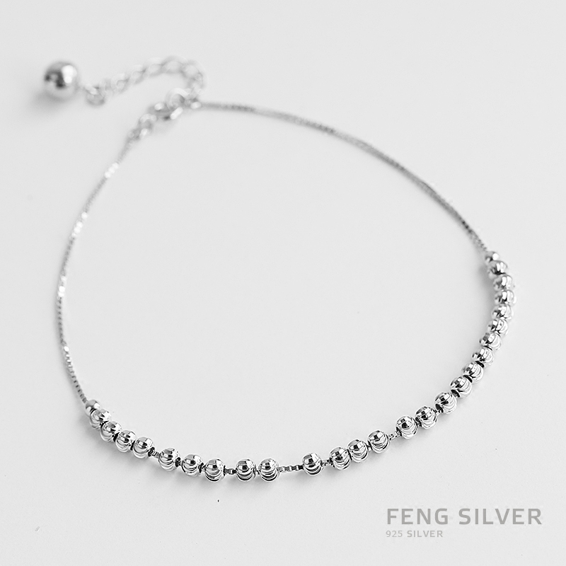 Bracelet de cheville Femme en Argenterie - Ref 3101723 Image 1