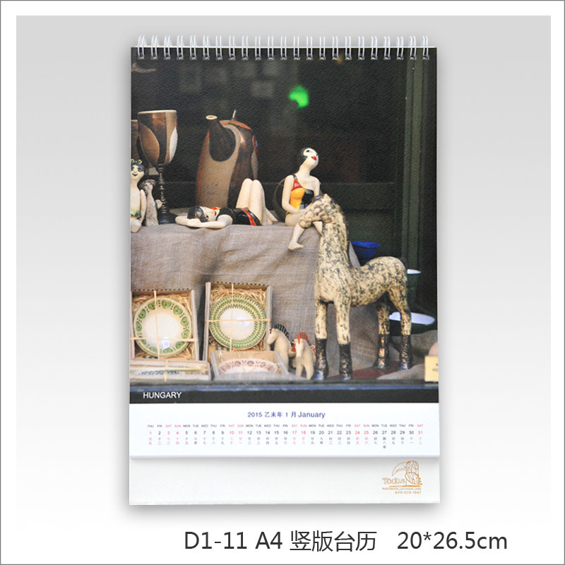 (TOCKUS-Calendar) 2020 Large a4 Vertical Desk Calendar Calendar Wall Calendar Custom DIY Calendar