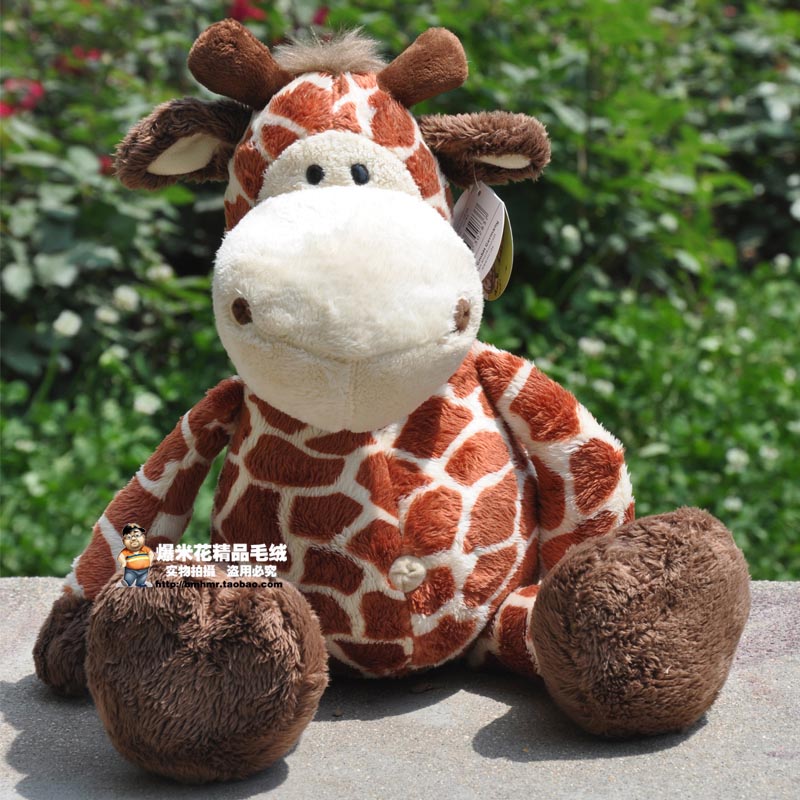 Giraffe Doll Plush Toy Pillow Cute Cartoon Ragdoll Doll Children Girl Birthday Gift