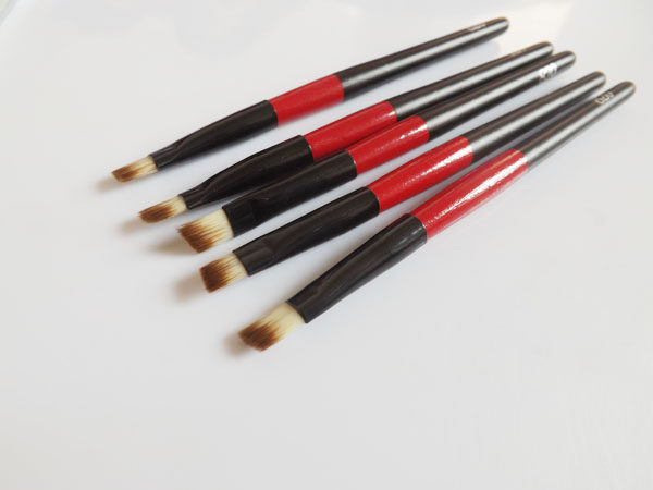 Betsu Travel Pence Dress Painting Eyebrow Brush With Makeup Brush Inclined Head Eyebrow Powder Makeup Sweeping Brush 820 ^ Long 10cm Brush
