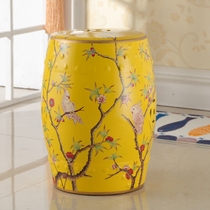 Ceramic stool Ceramic stool New Chinese ceramic drum stool Flower and bird ceramic drum stool Antique stool Classical dressing stool