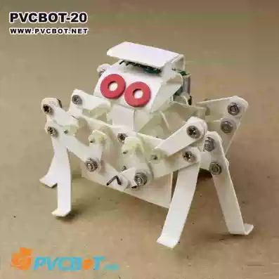 Mechanical crab horizontal crawling DIY robot No. 20 STEM course maker science PVCBOT promotion