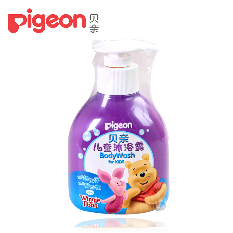 贝亲儿童沐浴露250ml 宝宝洗澡沐浴液香橙味 儿童洗护沐浴乳 IA48