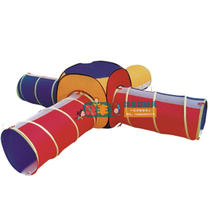 Sunshine Four Tunnel Nursery School Childrens Toy Sensory Training Equipment favorise la coordination entre les mains et les mains