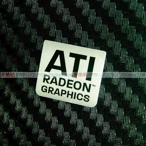 Новая оригинальная ноутбука Ati Radeon Startker Ati Graphics Performance Computer Label Ati Logo Sticker