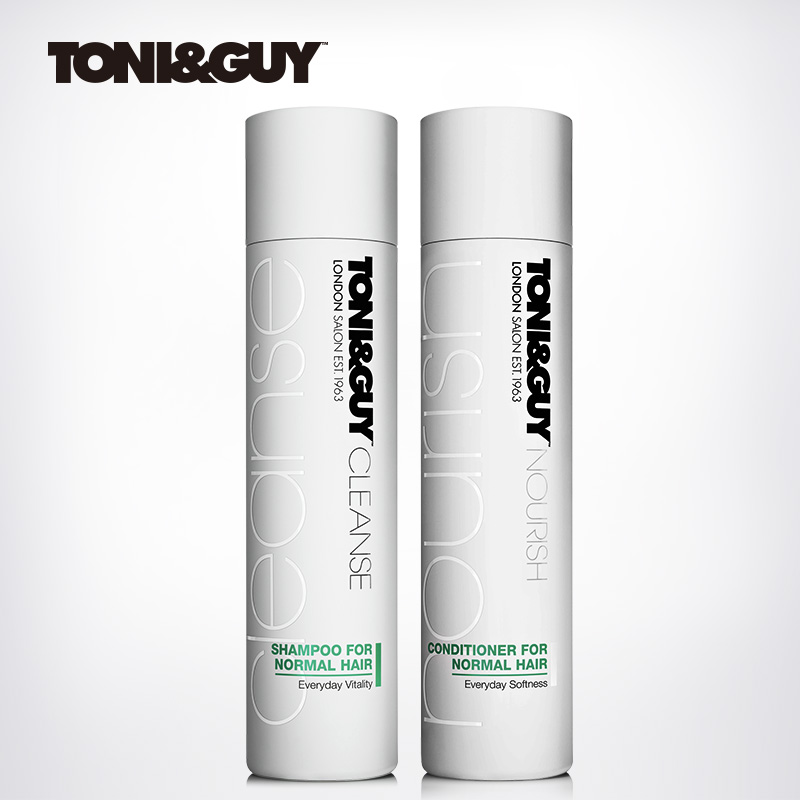 TONI&GUY中性发质洗护套装洗发水护发素250ml*2深层清洁滋养秀发