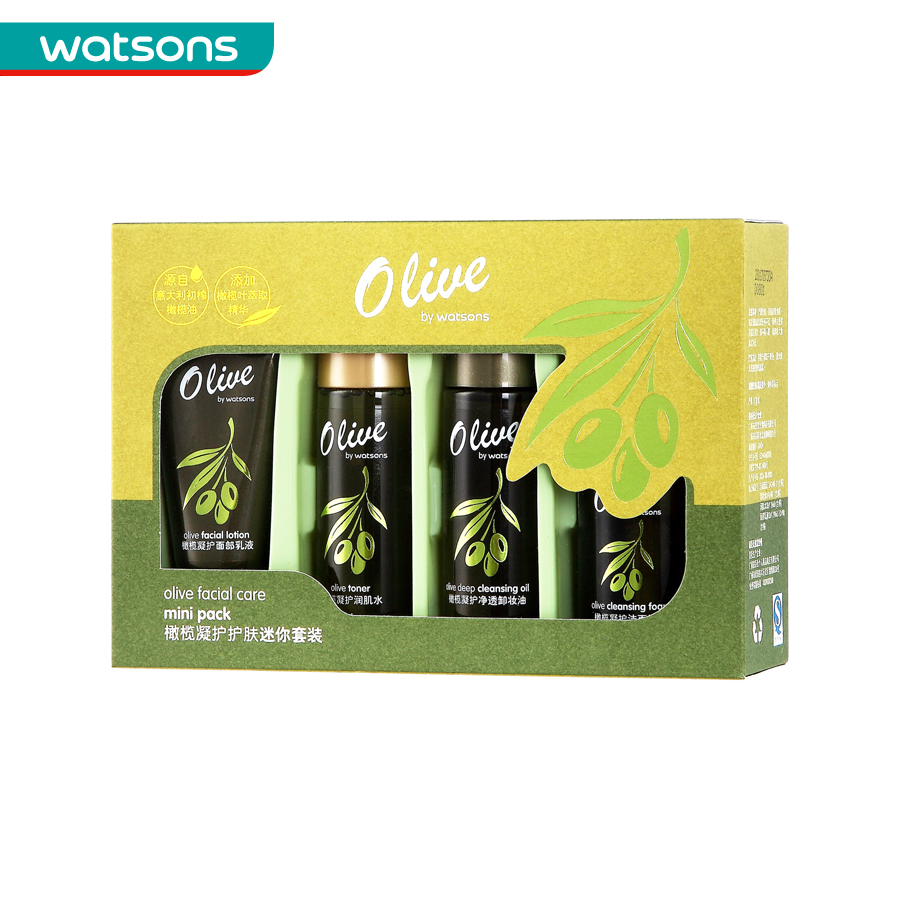 屈臣氏Watsons olive橄榄凝护护肤迷你套装 护肤品套装