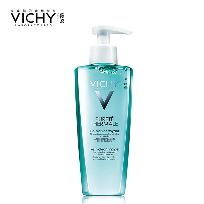 Vichy/薇姿温泉纯净清爽洁面啫喱200ml洗面奶温和清洁泉之净正品