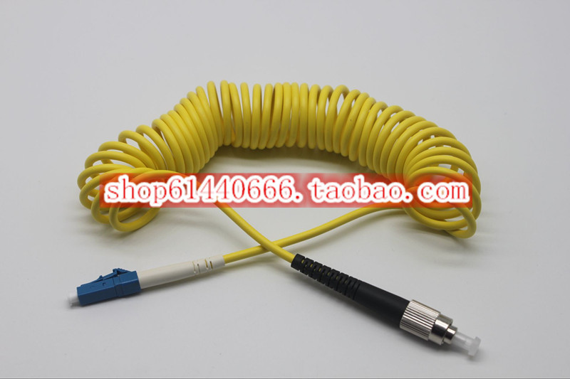Telephone Cable Patch Cord, Coiled Patch Cord, Spring Patch Cord, Fc/Upc-Lc/Upc Single-Mode 3.0 Telephone Cable Patch Cord, Coiled Patch Cord, Spring Patch Cord, Fc/Upc-Lc/Upc Single-Mode 3.0
