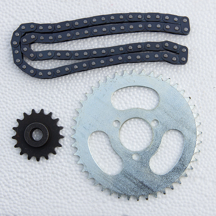 Mini locomotive electric bicycle fuel gasoline scooter model 25HT8F pinion chain plate chain sprocket
