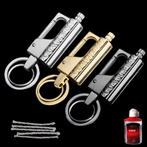 Waterproof ten thousand times Matches Kerosene Lighter Creative outdoor Wander with Firestone Sent Oil 5 Cotton Core