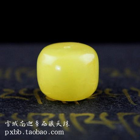 Fidelity Polish Natural Beeswax Old honey Yellow beeswax bucket beads Buddha beads accessories