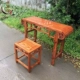 Hai bộ trường hợp Ming và Qing đồ nội thất cổ South Elm bàn thư pháp Guqin bảng phân Guoxue bàn bàn trường hợp - Bàn / Bàn Bàn / Bàn