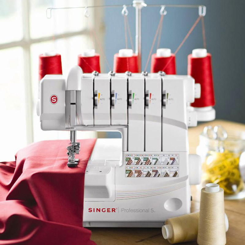(Consultation has discount) Singer Sewing Machine 14T968DC Overlock Sewing Machine Overlock Machine Cooke Machine Interlock Sewing Machine Five Threads
