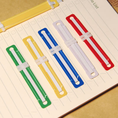 Color plastic binding clips and storage clips T74 for the inner pages of A5A6 loose-leaf core substitutes