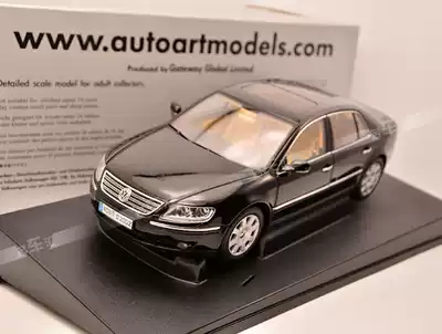 Original 1:18 VW FOSS PHAETON PHAETON W12 6 0 Black car model Alto OEM