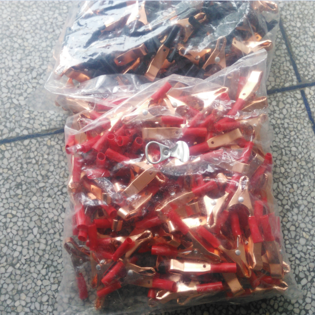 Pairs of crocodile clips 5 cm battery clips electric clips DIY circuit charger clips 1 8 yuan a pair