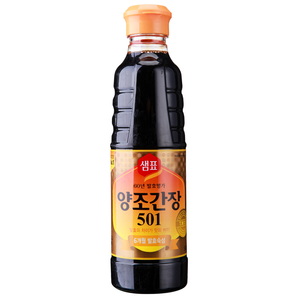 【天猫超市】韩国进口 膳府酿造501酱油500g/瓶  生蘸/凉拌