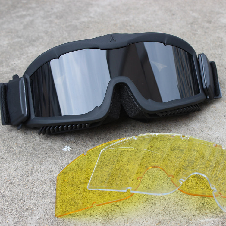 Wholesale American Special Soldiers Alpha Goggles Outdoor Field CS Equipted WG High Strength Lens Goggles