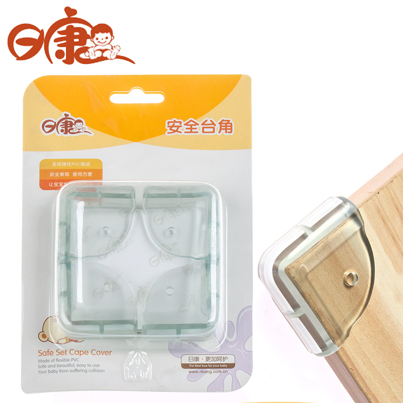 日康 婴儿用品 安全桌角防护防撞角4个装 宝宝防护用品 RK-3763