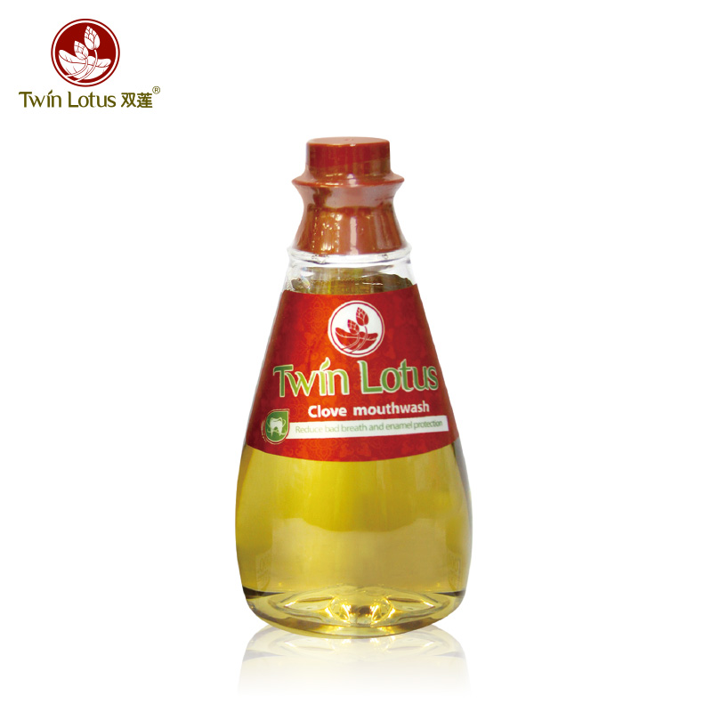 泰国双莲进口丁香净爽漱口水330ml