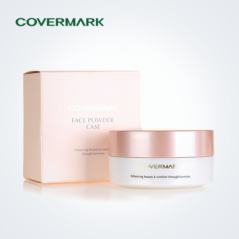 COVERMARK蜜粉盒 珍珠亮泽蜜粉 珍珠柔光蜜粉专用粉盒 附粉扑