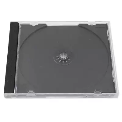High-quality CD DVD disc box Black thick square box Disc protection box ( can be installed on the back cover )