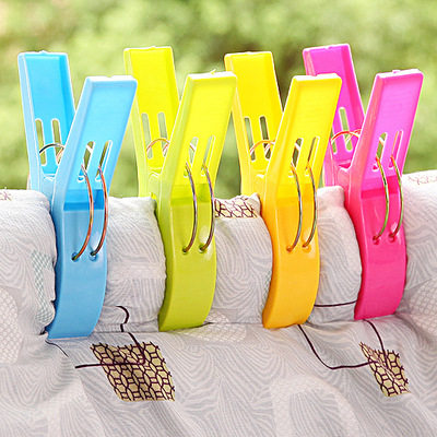 Plastic thickened durable by clip Windproof Clips Sunburn Cotton Quilts Clothes Clodning Clothes Clips 4 Clothes
