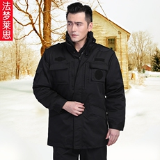Спецодежда 保安工作服冬装加厚作训服棉衣制服棉袄多功能保安冬季服装男大衣