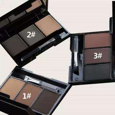 Non-faint eyebrow powder Eyebrow Cream Waterproof sweat-proof 3-color eyebrow powder nose shadow eyebrow powder eyebrow pencil