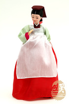 South Koreas original imported medical woman Han clothes doll South Korean traditional puppet crafts H-P09005