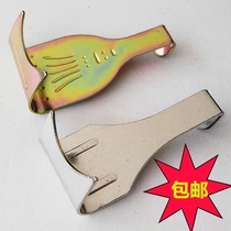  Photo frame accessories Chinese painting calligraphy and painting display hook rope incognito hook thickened plated color S-slot plate hook silver S hanging 20