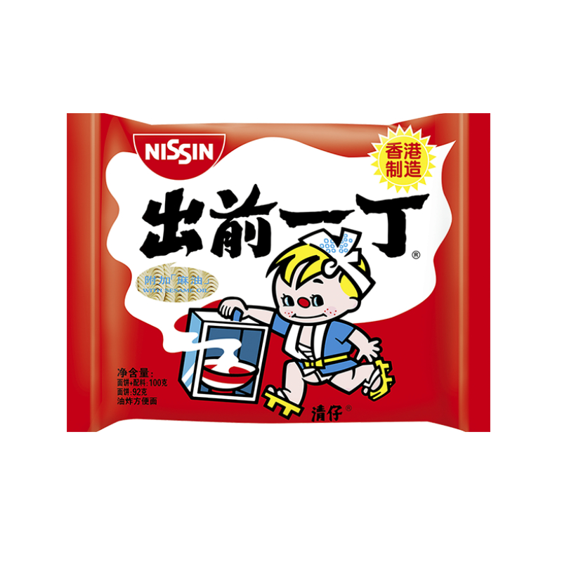 【天猫超市】香港进口食品 出前一丁方便面 麻油味 100g/袋