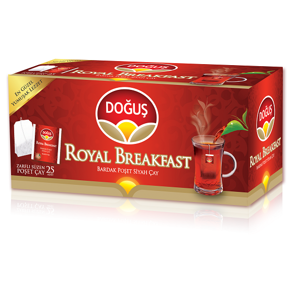 Turkey original imported black tea specie Dogus royal original taste Earl black tea 25 bagged tea bag for afternoon tea