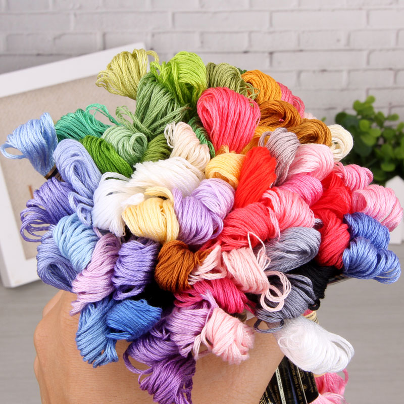 French DMC cross stitch embroidery thread common color Aoki and son Japanese European embroidery flowers and plants embroidery 60 colors 1 per color