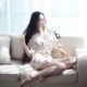 Mùa hè mới áo ngủ gợi cảm áo choàng đồng phục cám dỗ nóng phù hợp với phụ nữ quần áo gợi cảm kích thước lớn ngực trần đồ ngủ đầm nhung đẹp Đêm đầm